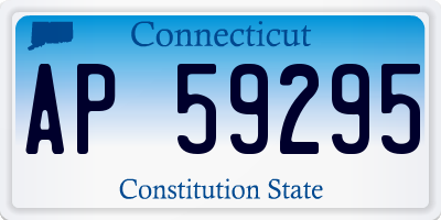 CT license plate AP59295