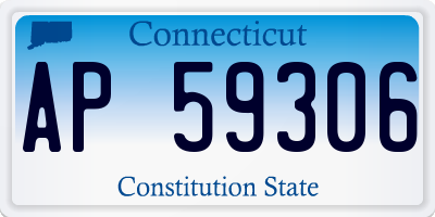 CT license plate AP59306