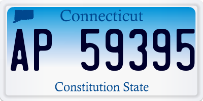 CT license plate AP59395