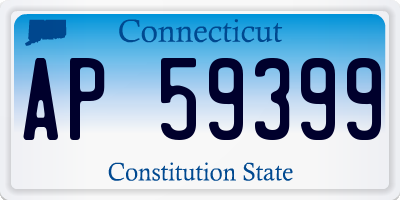 CT license plate AP59399