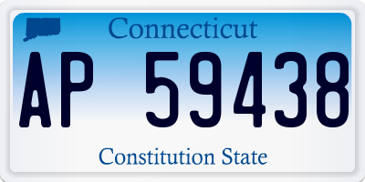 CT license plate AP59438