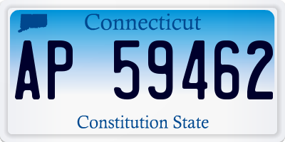 CT license plate AP59462