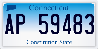 CT license plate AP59483