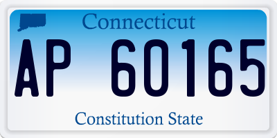CT license plate AP60165