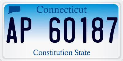 CT license plate AP60187
