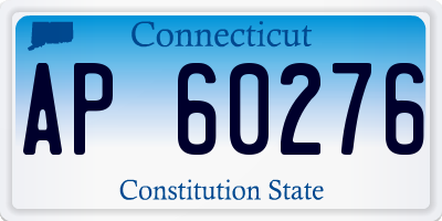 CT license plate AP60276