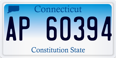 CT license plate AP60394