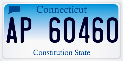 CT license plate AP60460