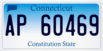 CT license plate AP60469