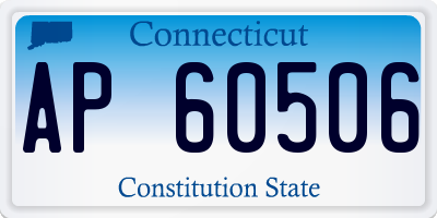 CT license plate AP60506