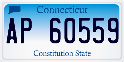 CT license plate AP60559