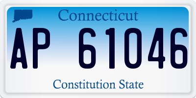 CT license plate AP61046