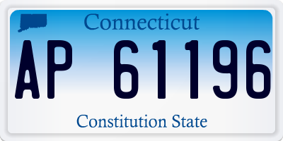 CT license plate AP61196