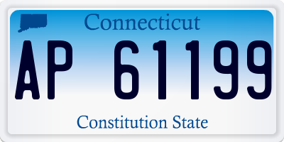 CT license plate AP61199