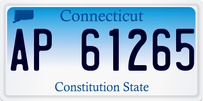 CT license plate AP61265