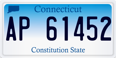 CT license plate AP61452