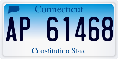 CT license plate AP61468