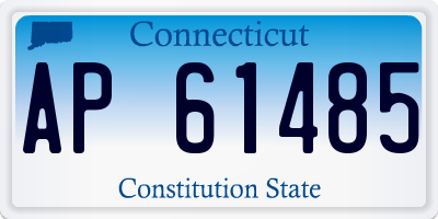 CT license plate AP61485
