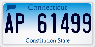 CT license plate AP61499