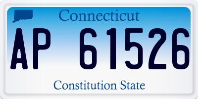 CT license plate AP61526