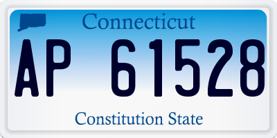 CT license plate AP61528