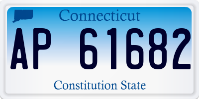 CT license plate AP61682