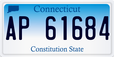 CT license plate AP61684