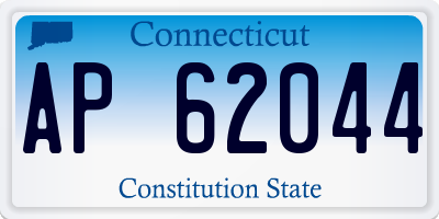 CT license plate AP62044