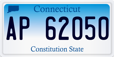 CT license plate AP62050