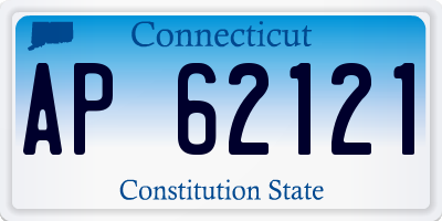 CT license plate AP62121