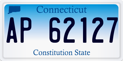 CT license plate AP62127