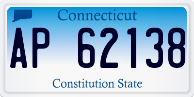 CT license plate AP62138