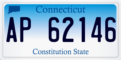 CT license plate AP62146