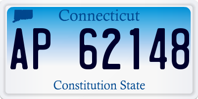 CT license plate AP62148