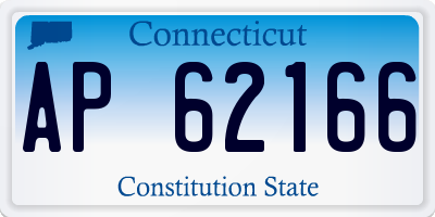 CT license plate AP62166
