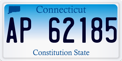 CT license plate AP62185