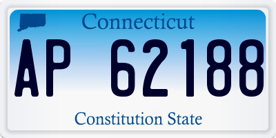 CT license plate AP62188