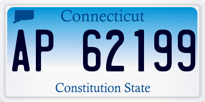 CT license plate AP62199