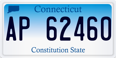 CT license plate AP62460