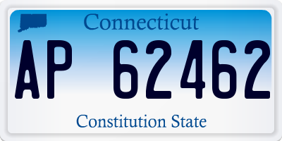 CT license plate AP62462