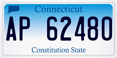 CT license plate AP62480