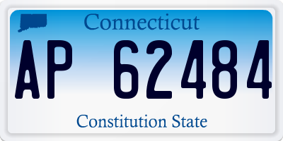 CT license plate AP62484
