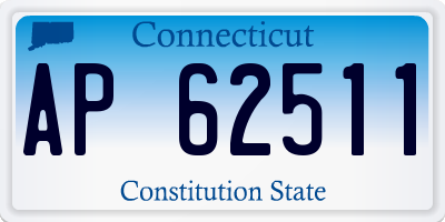 CT license plate AP62511