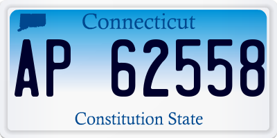 CT license plate AP62558