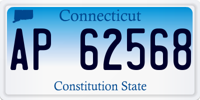 CT license plate AP62568