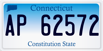 CT license plate AP62572