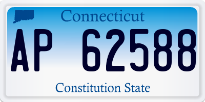 CT license plate AP62588