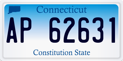 CT license plate AP62631
