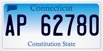 CT license plate AP62780