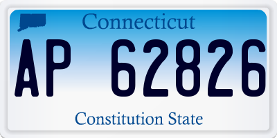 CT license plate AP62826